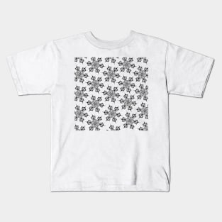 Inktober: Snow Pattern Kids T-Shirt